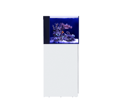 Red Sea Desktop Peninsula Aquarium mit Unterschrank.