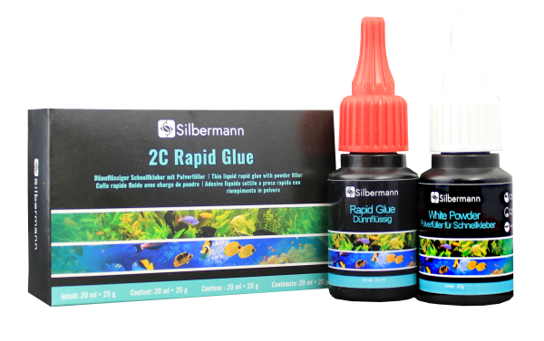 Silbermann Korallenkleber 2C Rapic Glue