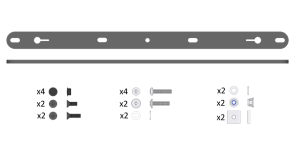 OTM Arm-Set Flat für AI BLADE (330mm/ 4 Blades)