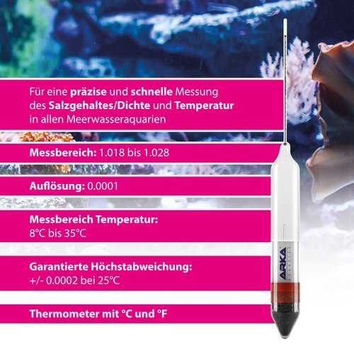 Arka Aräometer inkl. Thermometer