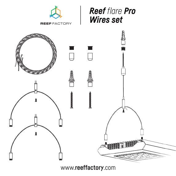 Reef Factory Reef Flare PRO Wires Set