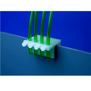 Schlauchfixierung 4 fach.