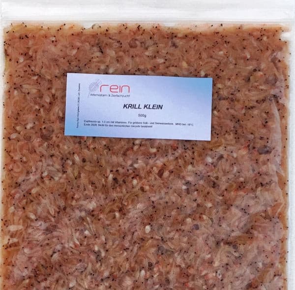 Krill fein Artemiafarm Rein, Frostfutter für Meerwasserfische