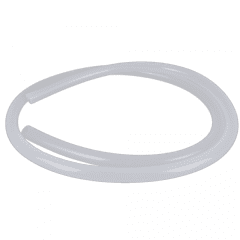 Silikonschlauch transparent / natur flexibel 10 cm.