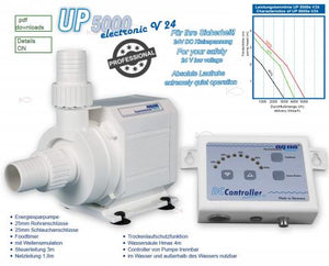 Aquabee Kreisel- Förderpumpe UP 5000 DC regelbar.