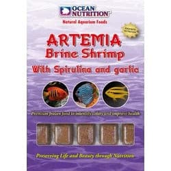 Artemia 100g, angereichert mit Knoblauch und Spirulina für Meerwasserfische