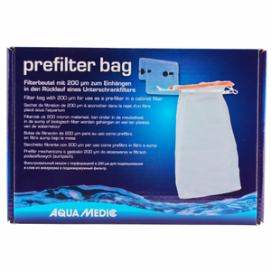 Acrylhalter mit Filterbeutel mit 200 μm Aqua Medic.