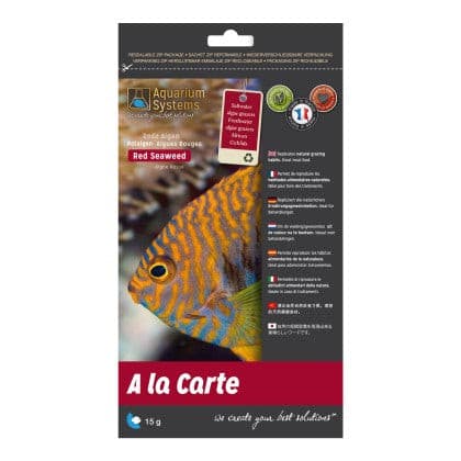 Fischfutter Algenblätter a la Carte - Rotalgen 15g