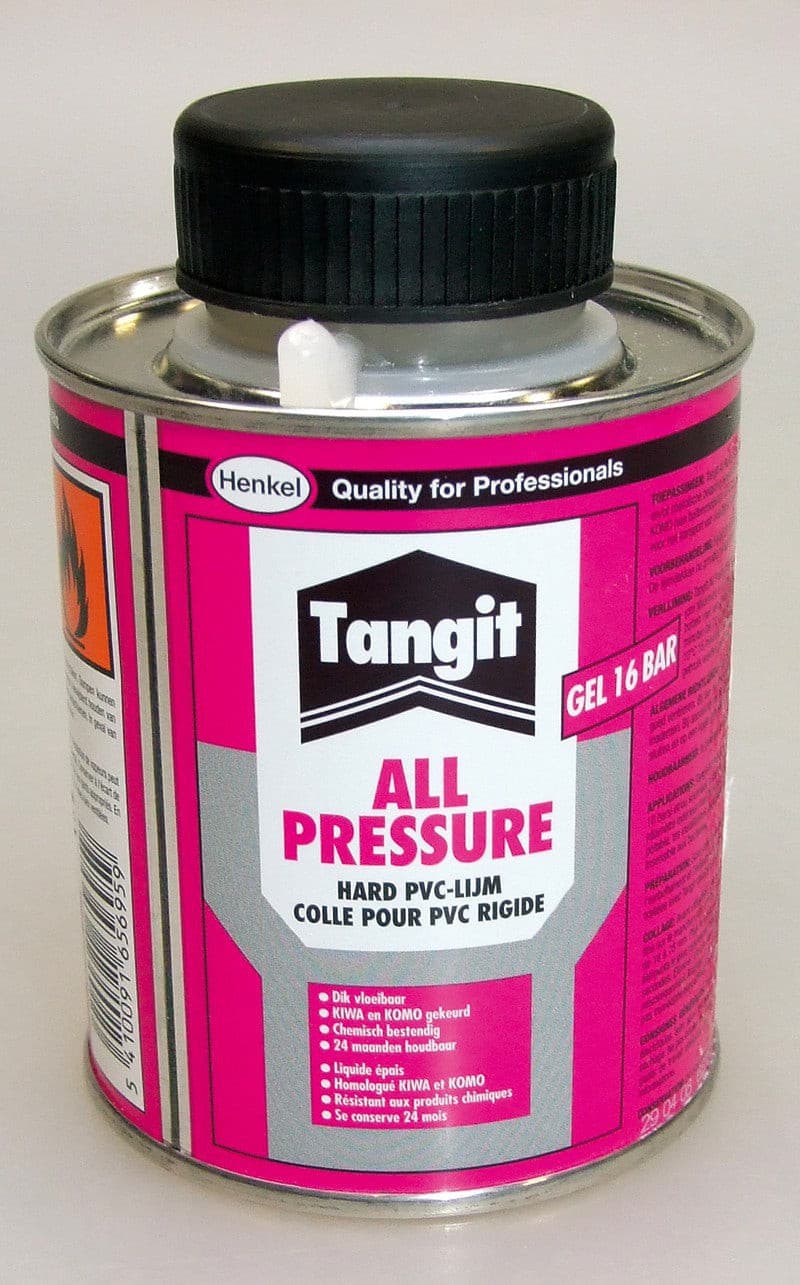 Tangit PVC-U Kleber in der 250-ml-Dose mit Pinsel für PVC-U-Rohre und Fittings